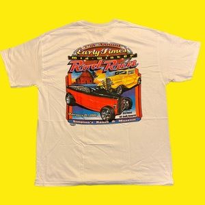 Vintage 2000s Rod Run Graphic Car Tee